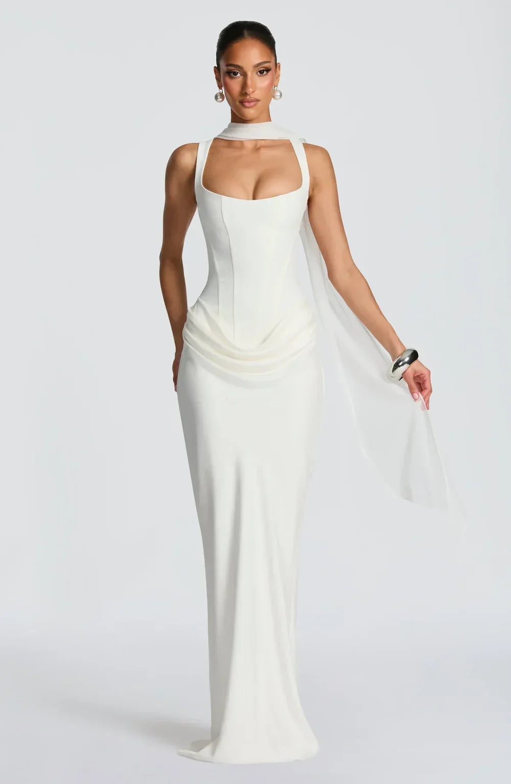 Agathe Corset Long Dress