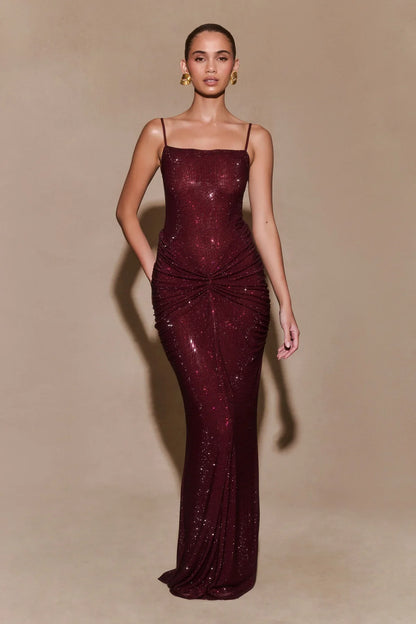 Tifenn Sequin Evening Dress