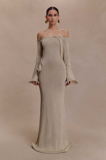 Mazarine Gold Dress