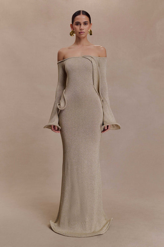 Mazarine Gold Dress