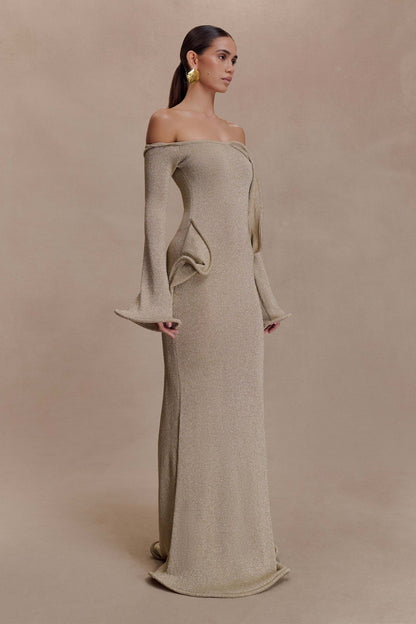 Mazarine Gold Dress