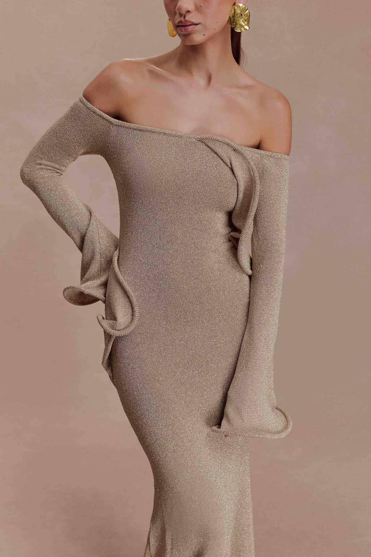 Mazarine Gold Dress