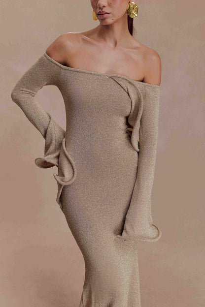 Mazarine Gold Dress