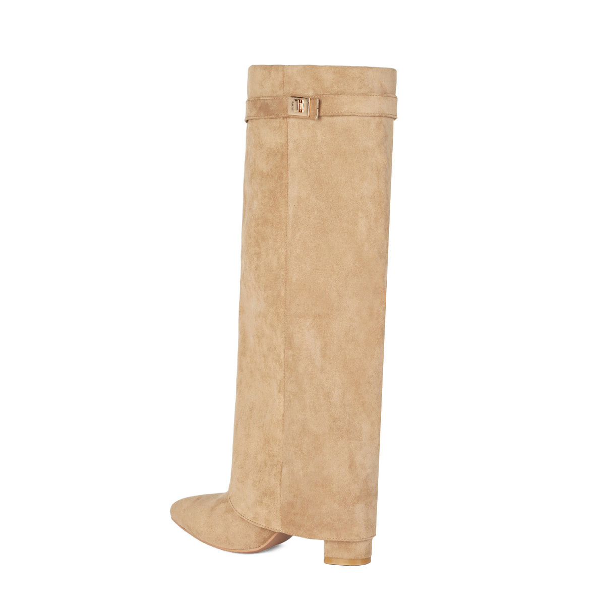 Valeria Buckle Knee-High Boots