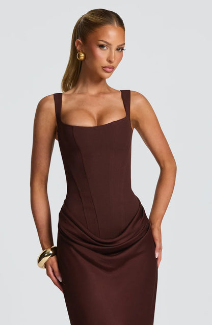 Agathe Corset Long Dress