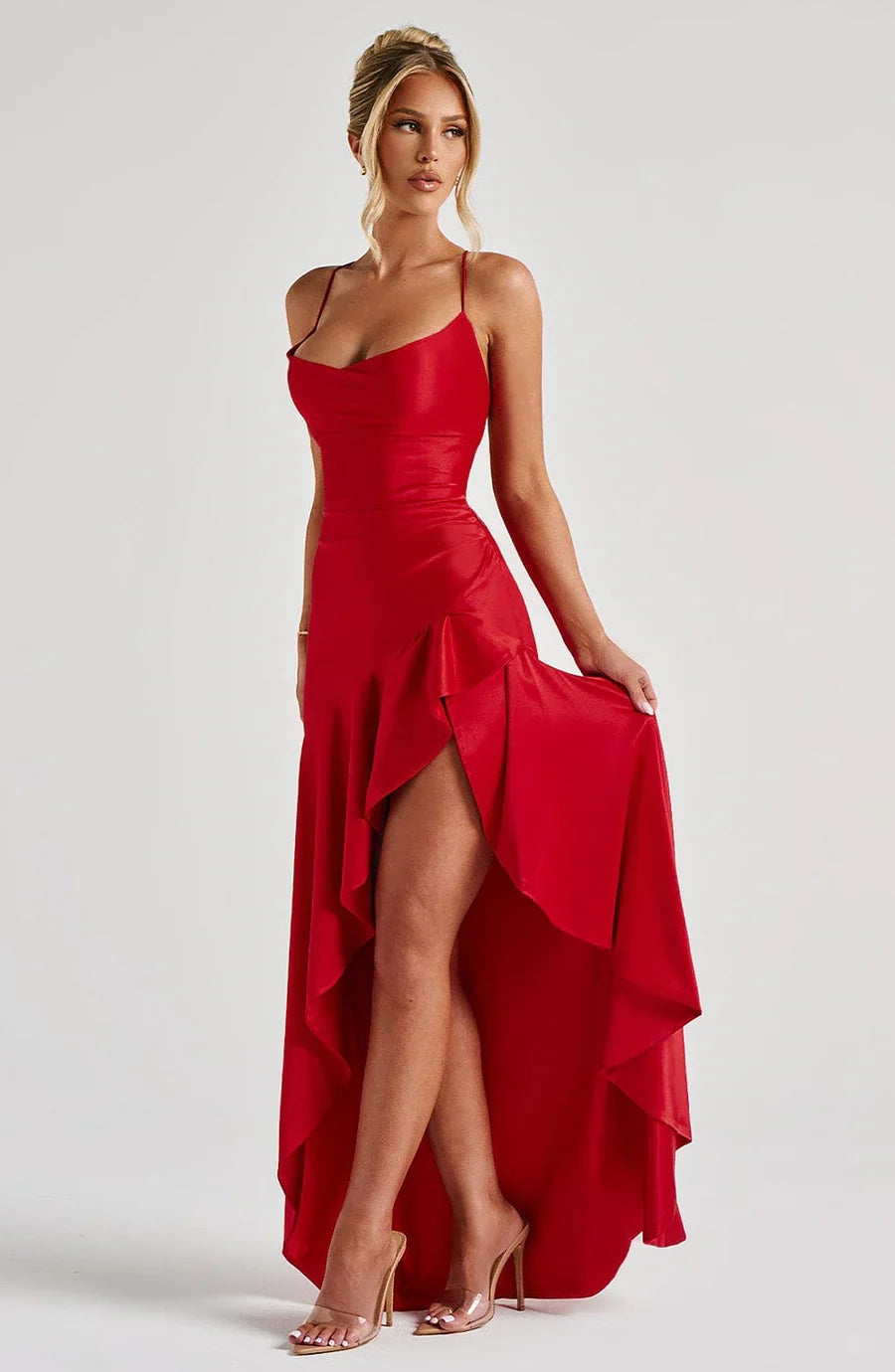 Ines Satin Dress
