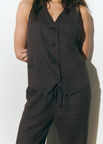 Carlotte Linen Top
