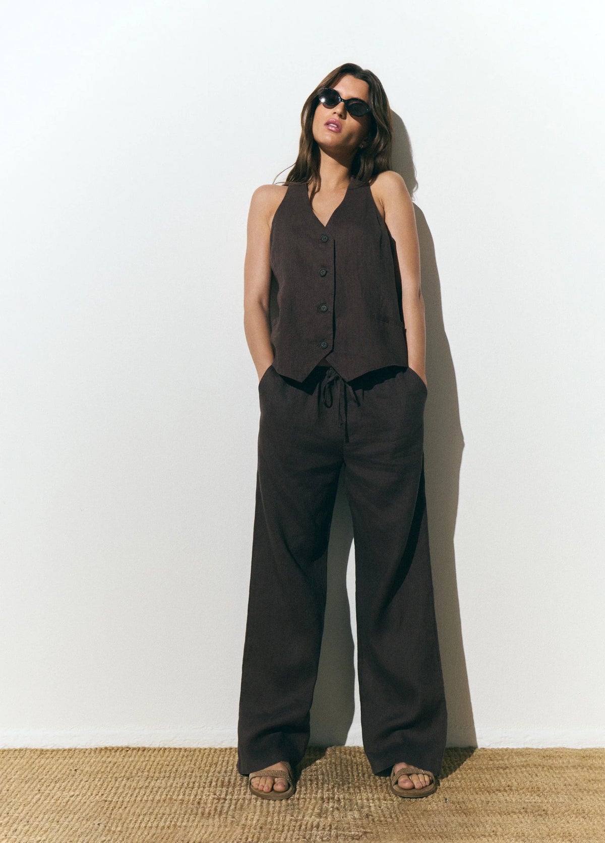 Carlotte Linen Top